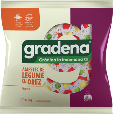 GRADENA AMESTEC DE LEGUME CU OREZ 400G