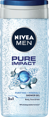 NIVEA DUS MEN PURE IMPACT250ML