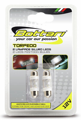 BOTTARI SET 2 BECURI CU 4 LED TORPEDO