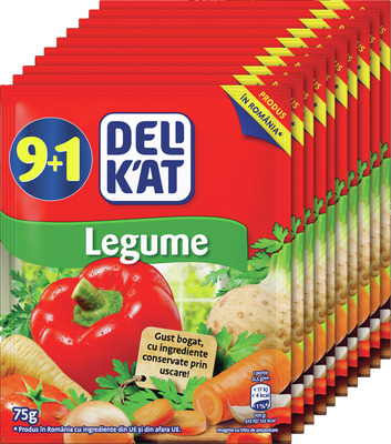 DELIKAT LEGUME 75G 9+1