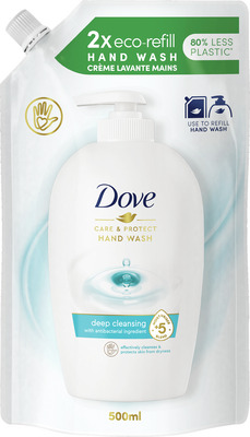 DOVE SAPUN LICHID REZERVA CARE&PROTECT POUCH 500ML