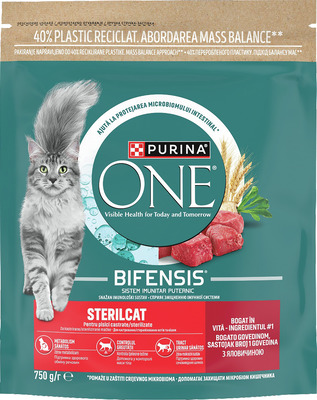 ONE STERIL HRANA USCATA PISICI VITA SI CEREALE 750 G