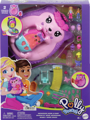 POLLY POCKET SET JOACA 2 ÎN 1 ARICI MAMA & COPIL