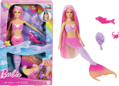 BARBIE SIRENA COLOR CHANGE BARBIE SIRENA COLOR CHANGE