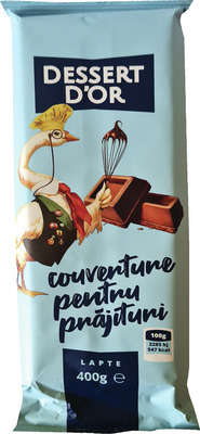 DESSERT DOR TABLETA CU LAPTE 400G