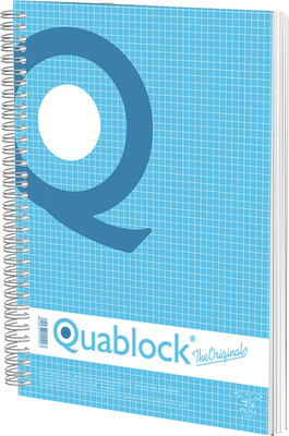 CAIET CU SPIRA A4 120 FILE MATEMATICA QUABLOCK