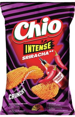CHIO CHIPS INTENSE CU AROMA PICANTA DE SOS SRIRACHA 120G