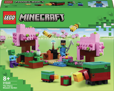 LEGO MINECRAFT GRADINA CU CIRESI ÎNFLORITI