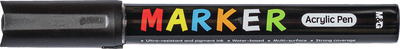 MARKER CU VOPSEA ACRILICA VARF ROTUND 2 MM NEGRU