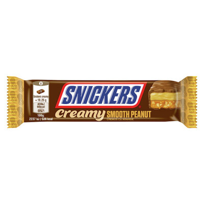 SNIKERS CREAMY BATON CIO.LAPTE UMPL.PASTA ARAH&M.CARAMEL36,5G