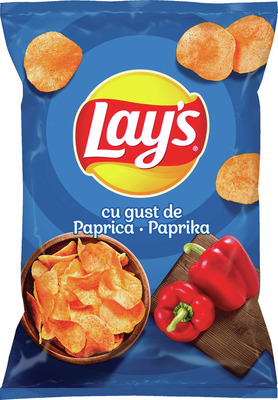 LAY'S CHIPS DIN CARTOFI GUST PAPRICA 125G