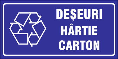 INDICATOR COLECTARE DESEURI HARTIE/CARTON