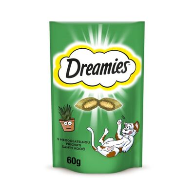 DREAMIES RECOMPENSE PT.PISICI CU AROMA DE IARBA PISICII 60G (cu aplicatia Selgros)