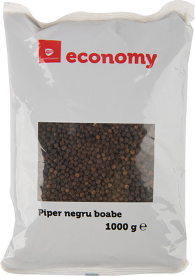 TRANSGOURMET ECONOMY PIPER NEGRU BOABE 1KG
