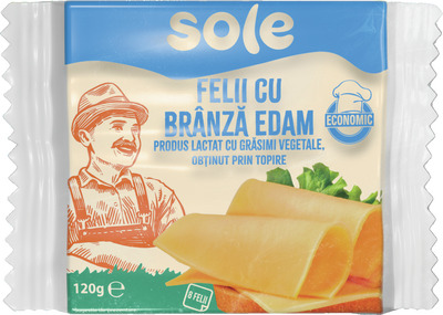 SOLE BRANZA TOPITA FELII EDAM 120G