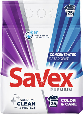 SAVEX PREMIUM COLOR&CARE DETERENT CONCENTRAT 25SP.2KG