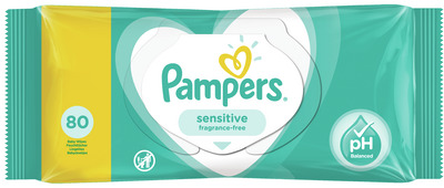 PAMPERS SERVETELE UMEDE SENSITIVE 80BUC