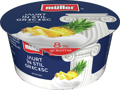 MULLER IAURT IN STIL GRECESC CU ANANAS 140G