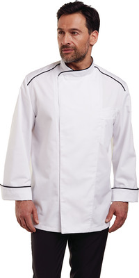 GASTRO TUNICA BUCATAR ALB-NEGRU 64/66