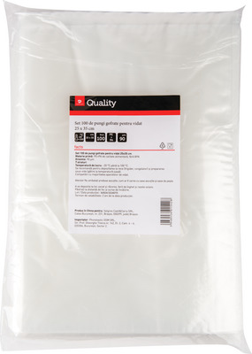 TRANSGOURMET QUALITY SET 100 PUNGI VIDAT GOFRATE 25X35CM