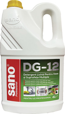 SANO PROFESSIONAL DG-12 DETERGENT VASE&SUPRAFETE 4L