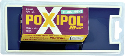 POXIPOL 10 MIN 16GR/14ML ADEZIV UNIVERSAL TRANSPARENT