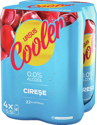 URSUS COOLER MIX BERE 0% CU SUC CIRESE 0,5DZ SGR