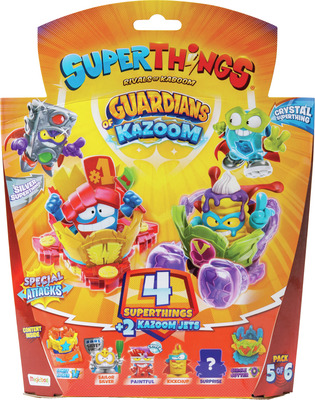 SUPERTHINGS GUARDIANS KAZOOM SET 4 FIGURINE SI ACCESORII