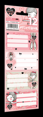 LIZZY CARD SET 12 ETICHETE TINY DANCER BALLERINA