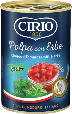 CIRIO PULPA DE ROSII CU IERBURI 400G (cu aplicatia Selgros)
