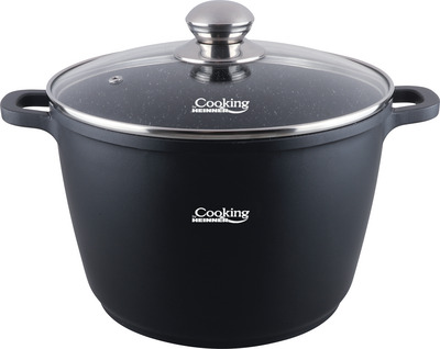 HEINNER OALA INALTA+CAPAC 10L 28X20CM DARK LINE AL.TURNAT