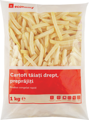 TRANSGOURMET ECONOMY CARTOFI DREPTI PREPRAJITI 1KG