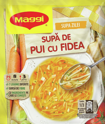 MAGGI SUPA DE PUI CU FIDEA 48G
