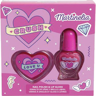 SET CRUSH DUO LAC DE UNGHII SI LUCIU DE BUZE BEAUTY HALL