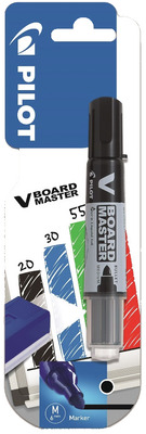 PILOT MARKER WHITEBOARD NEGRU CU VARF ROTUND