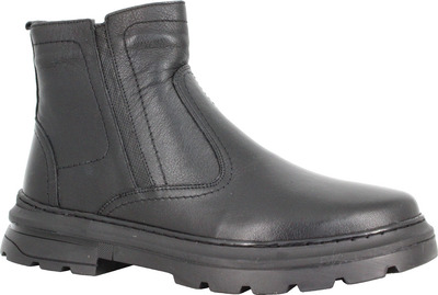 GORETTI GHETE BARBATI PIELE NEGRU CU FERMOAR 40 45