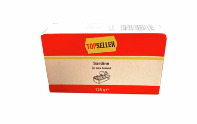 TOPSELLER SARDINE IN SOS TOMAT 125G