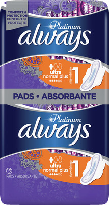 ALWAYS PLATINUM NORM.DUO 16BUC
