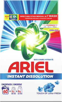 ARIEL AUTOMAT TOUCH OF LENOR FRESH COLOR 60 SPALARI 4,5KG