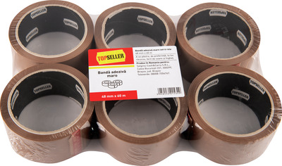 TOPSELLER BANDA ADEZIVA MARO 48MMX60M SET 6 ROLE