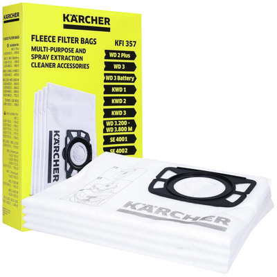 KARCHER SET SACI WD2/WD3 MATERIAL TEXTIL, 4 BUC