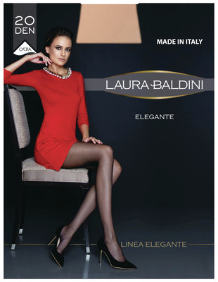 LAURA BALDINI ELEGANTE CIORAP 20DEN 13%LYCRA NEGRU 2
