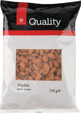 TRANSGOURMET QUALITY MIGDALE COAPTE CU SARE 750G