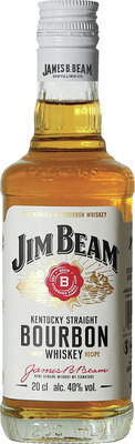 JIM BEAM WHITE BOURBON WHISKEY 40%0,2 SGR