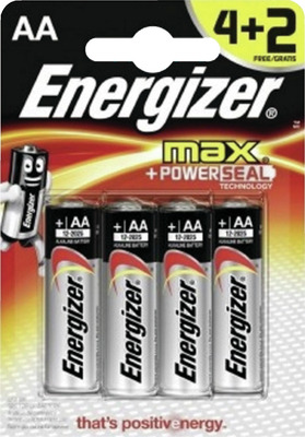 ENERGIZER BATERII ALCAL.R6 4+2 CUMPERI 4 PRIMESTI 6
