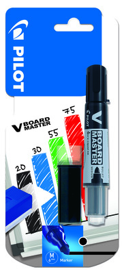 PILOT SET MARKER WHITEBOARD NEGRU SI 1 REZERVA