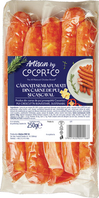 COCORICO CARNATI DE PUI SEMIAFUMATI CU CASCAVAL 250G | Selgros Romania