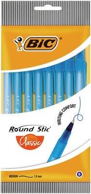 BIC PIX ROUND STIC ALBASTRU SET 8 BUCATI