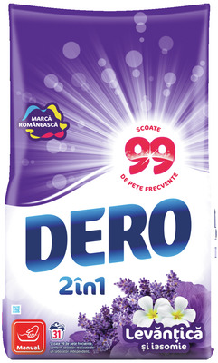DERO 2IN1 DETERGENT PUDRA MANUAL LAVANDA 1.4KG