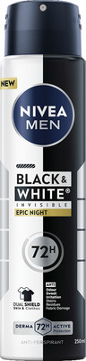 NIVEA MEN DEODORANT SPRAY BLACK&WHITE EPIC NIGHT 250ML